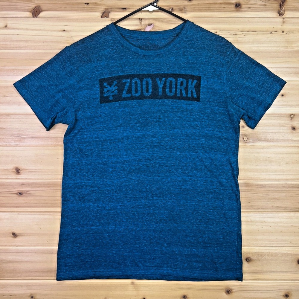 Zoo York T-Shirt Mens Medium Blue Short Sleeve Graphic Tee Shirt